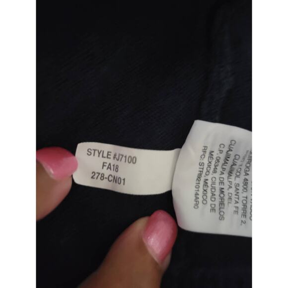 J. Crew Mercantile Navy Blue Merino Wool V-Neck Pullover Sweater (Men's), Sz S - Picture 7 of 13